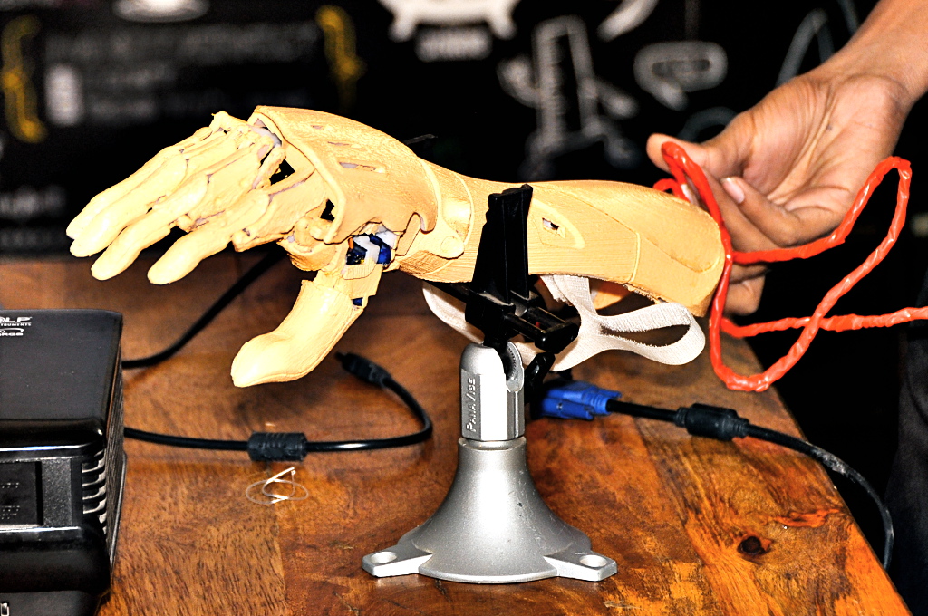 Talk at Jaipur on 3D Printed Myoelectric Prosthetic Hand for India - March 28, 2016