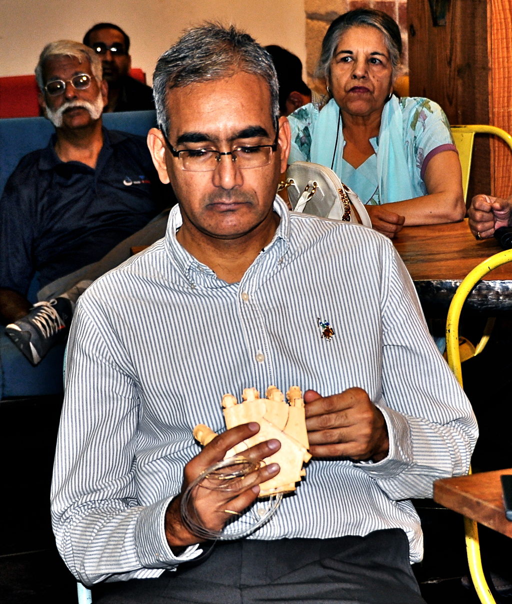 Talk at Jaipur on 3D Printed Myoelectric Prosthetic Hand for India - March 28, 2016 Talk at Jaipur on 3D Printed Myoelectric Prosthetic Hand for India - March 28, 2016